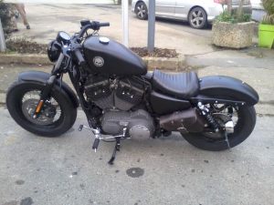 Sacoches Myleatherbikes Harley Sportster Forty Eight (10)